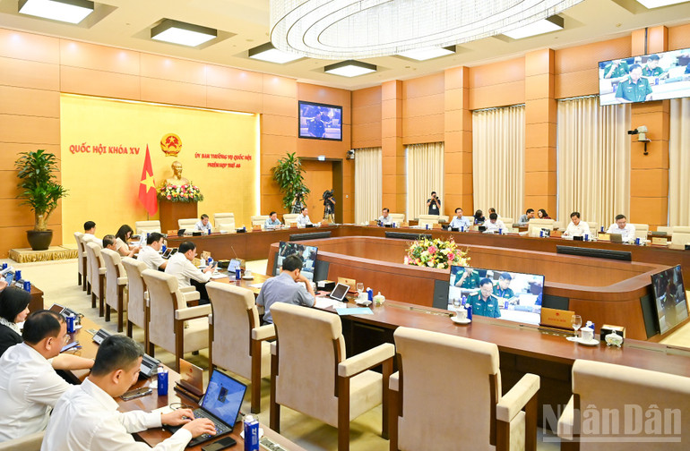 Quang cảnh phiên họp. (Ảnh: DUY LINH) ndo_br_bnd-4384.jpg
