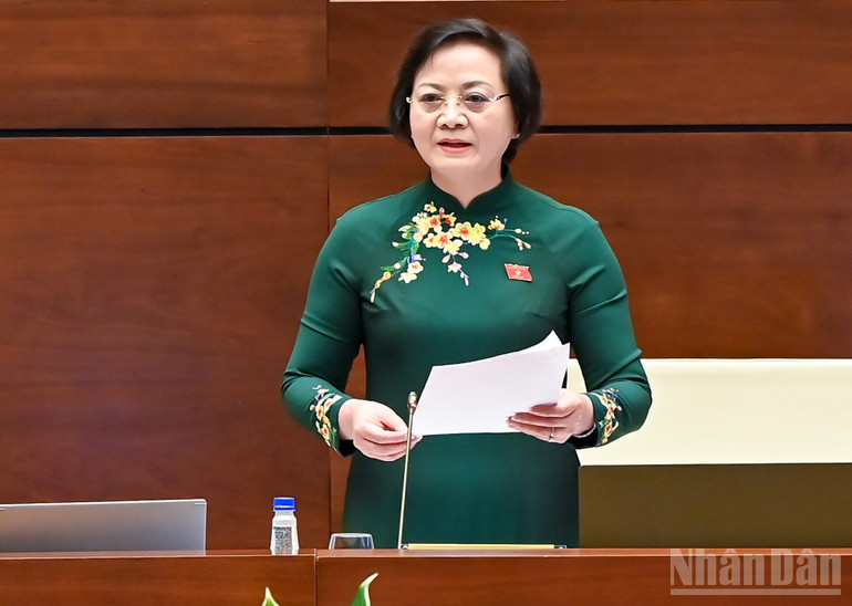 Bộ trưởng Nội vụ Phạm Thị Thanh Trà. (Ảnh: DUY LINH) ndo_br_bo-truong-noi-vu-pham-thi-thanh-tra.jpg