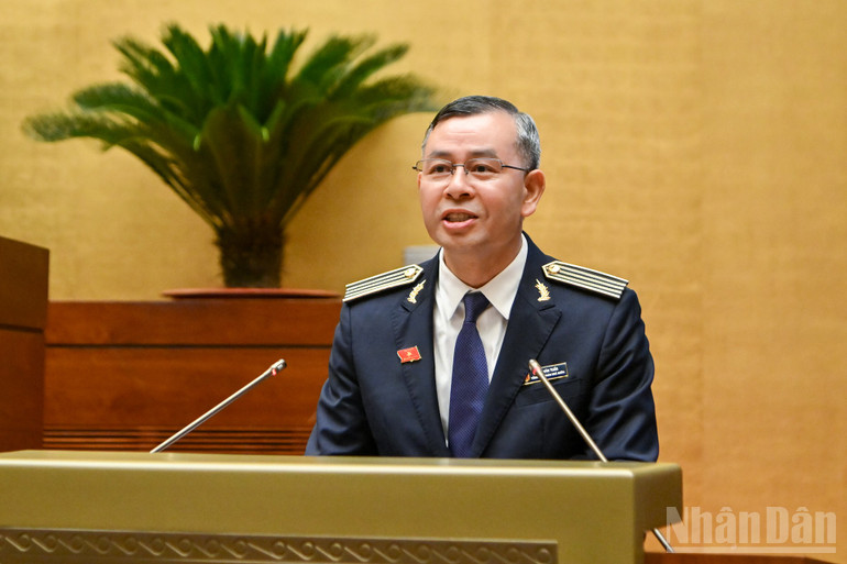 Tổng Kiểm toán Nhà nước Ngô Văn Tuấn. (Ảnh: THỦY NGUYÊN) ndo_br_chi-5317.jpg