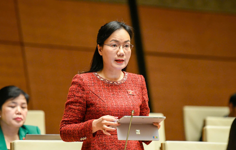 Delegat Do Thi Viet Ha. (Foto: DUY LINH) img-20251201-154220.jpg