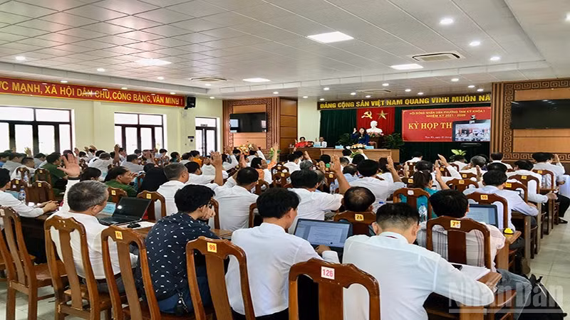 Đảng ủy phường Tam Kỳ, thành phố Đà Nẵng mới tổ chức Hội nghị Ban Chấp hành Đảng bộ phường lần thứ nhất.