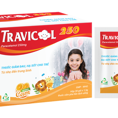 Thuốc giảm đau, hạ sốt Travicol
