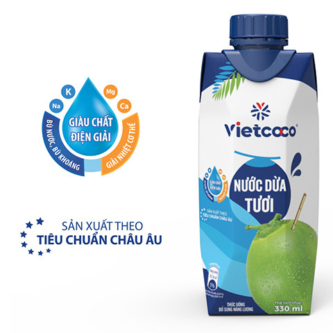 Đồ uống chế biến từ dừa Vietcoco 