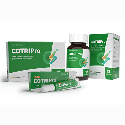 Sản phẩm hỗ trợ bệnh trĩ CotriPro