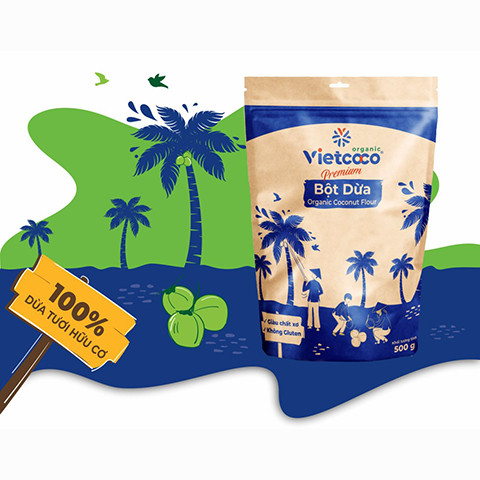 Thực phẩm chế biến từ dừa Vietcoco 