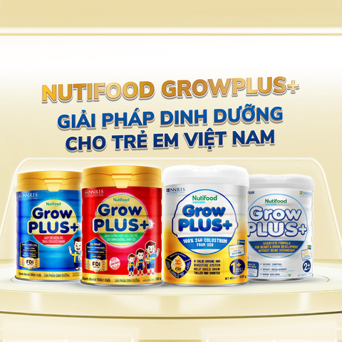 Sản phẩm dinh dưỡng cho trẻ em Nutifood GrowPLUS+