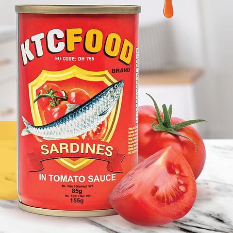 Cá nục/cá mòi sốt cà đóng hộp KTCFOOD