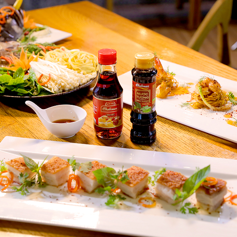 Dòng sản phẩm xốt, gia vị, nước chấm Cholimex