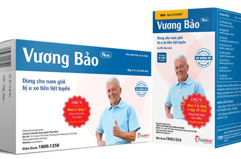 Sản phẩm hỗ trợ bệnh phì đại tiền liệt tuyến Vương Bảo