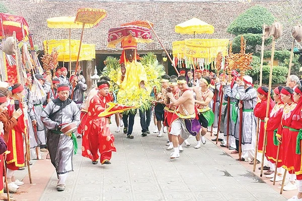 Lễ hội Cầu mưa xã Lạc Hồng, huyện Văn Lâm, tỉnh Hưng Yên.