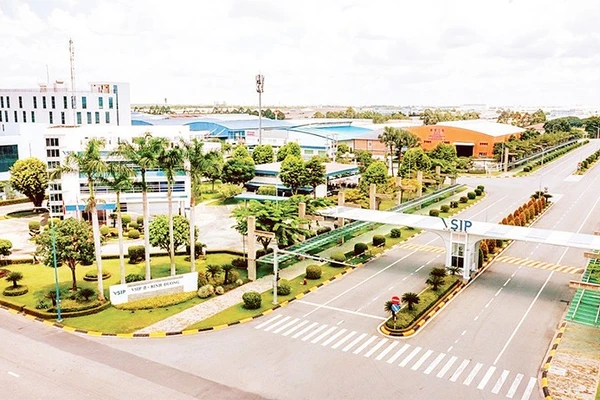 Một góc Khu công nghiệp VSIP II, Thành phố Hồ Chí Minh. (Ảnh Cộng tác viên)