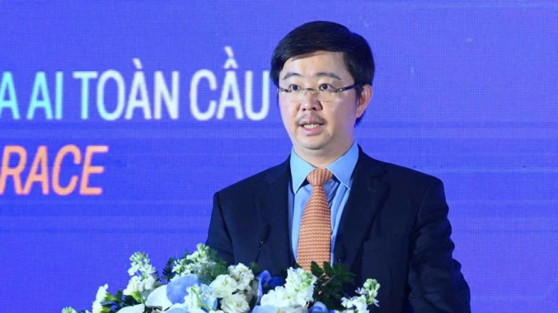 Thứ trưởng Khoa học và Công nghệ Bùi Hoàng Phương phát biểu tại sự kiện. (Ảnh: GH)