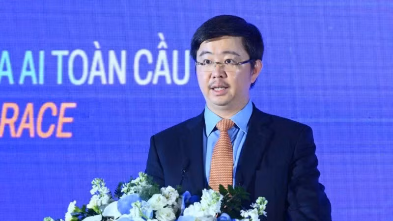 Thứ trưởng Khoa học và Công nghệ Bùi Hoàng Phương phát biểu tại sự kiện. (Ảnh: GH)