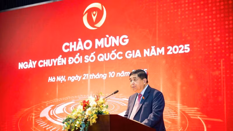 Phó Thủ tướng Chính phủ Nguyễn Chí Dũng phát biểu tại sự kiện. (Ảnh: BÍCH LIÊN)