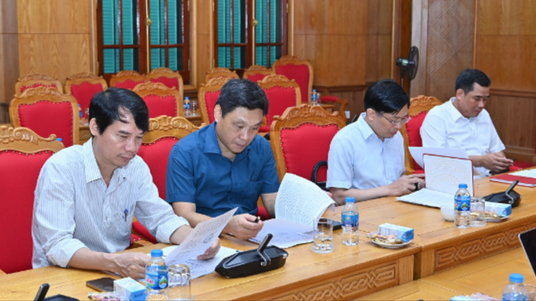 Các đại biểu dự hội nghị giao ban. (Ảnh: Đăng Khoa)