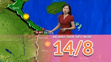 [Video] Dự báo thời tiết ngày 14/8/2025: Bắc Bộ giảm nhiệt