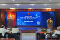 Quang cảnh hội nghị Tập huấn truyền thông trong lĩnh vực sử dụng năng lượng tiết kiệm và hiệu quả.