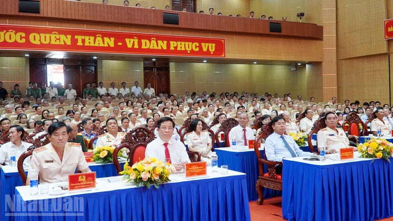 Đại biểu tham dự tại Lễ kỷ niệm. ndo_bl_3.jpg