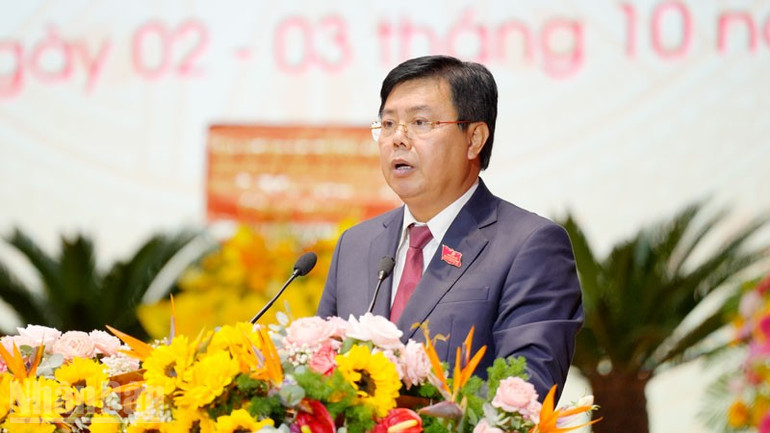 Bộ Chính trị chỉ định đồng chí Nguyễn Tiến Hải giữ chức Bí thư Tỉnh ủy An Giang nhiệm kỳ 2025-2030. (Ảnh: Ban tổ chức Đại hội cung cấp). ndo_bl_nguyen-tien-hai.jpg