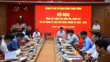 Đảng ủy các cơ quan Đảng Trung ương tổ chức hội nghị tổng kết công tác kiểm tra, giám sát và kỷ luật đảng nhiệm kỳ 2020-2025.