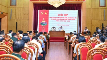 Cuộc họp Ban Chỉ đạo Trung ương kỷ niệm các ngày lễ lớn và sự kiện lịch sử quan trọng của đất nước. (Ảnh: ĐĂNG KHOA)