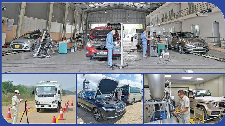 30 năm triển khai thực hiện đăng kiểm phương tiện giao thông cơ giới đường bộ. (Ảnh: Cục Đăng kiểm Việt Nam) 30-nam-dang-kiem-xe-co-gioi-9337.jpg