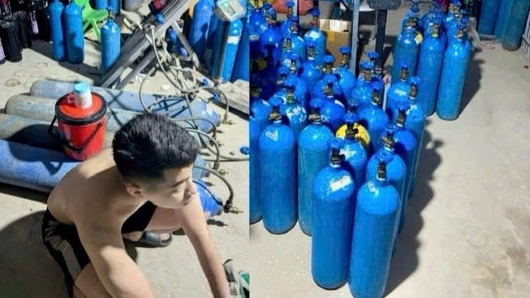 Đối tượng cùng tang vật bị lực lượng công an Hải Phòng bắt giữ. z6917016454523-10d01c1c731b018d976b32f79b595c07-3043-2822.jpg