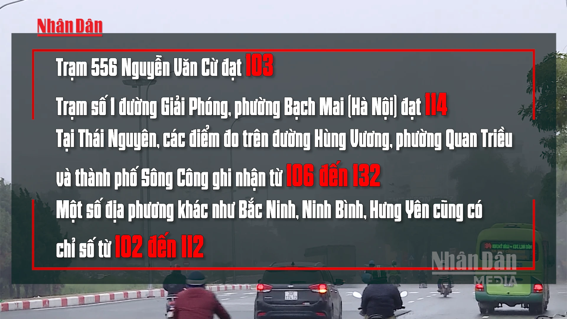 Chỉ số ô nhiễm không khí vượt ngưỡng tại nhiều tỉnh miền Bắc
