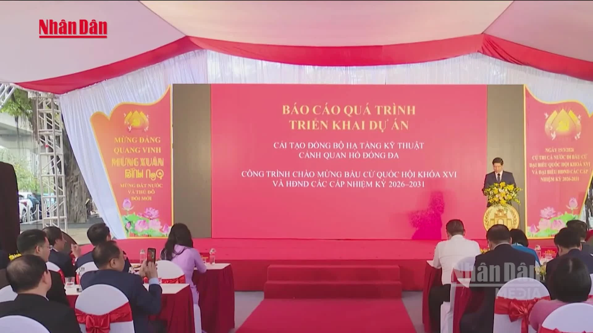 Dự án cải tạo hồ Đống Đa với tổng đầu tư hơn 297 tỷ đồng được đẩy nhanh tiến độ