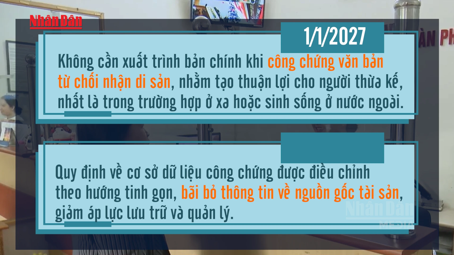 5 điểm mới về công chứng áp dụng từ ngày 1/1/2027