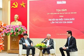 Báo Nhân Dân tổ chức lấy ý kiến các nhà khoa học đóng góp vào dự thảo các văn kiện trình Đại hội XIV của Đảng.