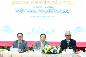 Chủ trì hội thảo. (Ảnh: HNV)