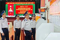 Vùng Cảnh sát biển 2 sẵn sàng cho ngày bầu cử.