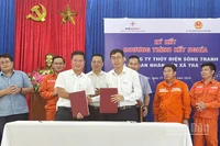 Công ty Thủy điện Sông Tranh và Ủy ban nhân dân xã Trà Đốc ký kết chương trình kết nghĩa nhằm tăng cường phối hợp, hỗ trợ phát triển kinh tế-xã hội.