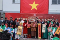 Chương trình “Xuân Quê hương - Tết đại đoàn kết Osaka 2026” diễn ra tại Công viên Ikuno, thành phố Osaka, Nhật Bản.