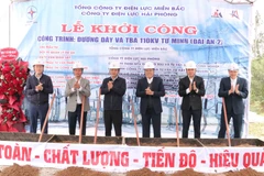 Khởi công công trình chào mừng thành công Đại hội Đảng toàn quốc lần XlV.