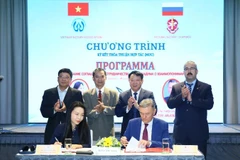 Lễ ký kết Thỏa thuận hợp tác giữa Hiệp hội công chứng viên Việt Nam và Hiệp hội Công chứng Liên bang Nga.