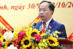 Đồng chí Nguyễn Duy Lâm, Bí thư Tỉnh ủy Hà Tĩnh.