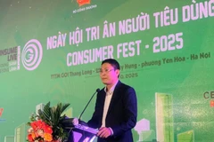 Ông Trịnh Anh Tuấn - Chủ tịch Ủy ban Cạnh tranh quốc gia, Bộ Công thương phát biểu tại sự kiện.
