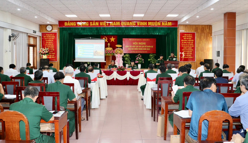 Hội nghị cộng tác viên Tạp chí Lịch sử quân sự khu vực miền Trung năm 2023.