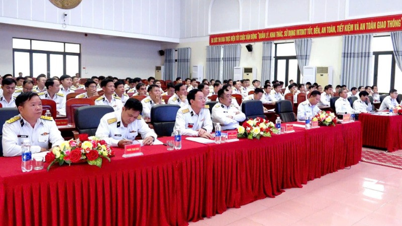  Các đại biểu Vùng 3 Hải quân tham dự Hội nghị cán bộ tàu lần thứ nhất năm 2025.