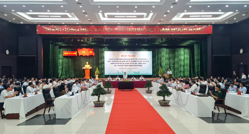 Sơ kết 3 năm thực hiện thí điểm mô hình chính quyền đô thị ở Đà Nẵng.