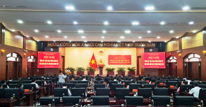 Hội nghị tổng kết Luật Hoạt động giám sát của Quốc hội và Hội đồng nhân dân tại Đà Nẵng.