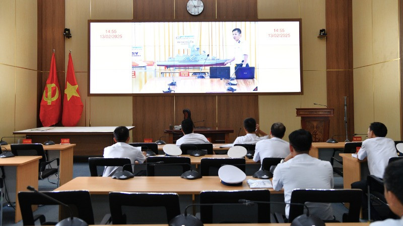 Các đơn vị độc lập, đóng quân xa tham gia hội thi bằng hình thức trực tuyến.