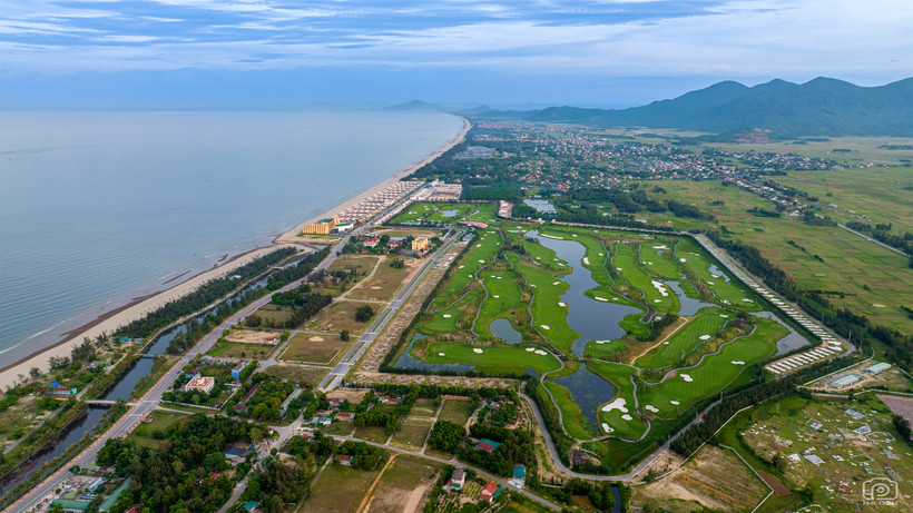 Khu du lịch biển Xuân Thành - điểm đến hấp dẫn du khách trong và ngoài nước. Ảnh Đậu Hà