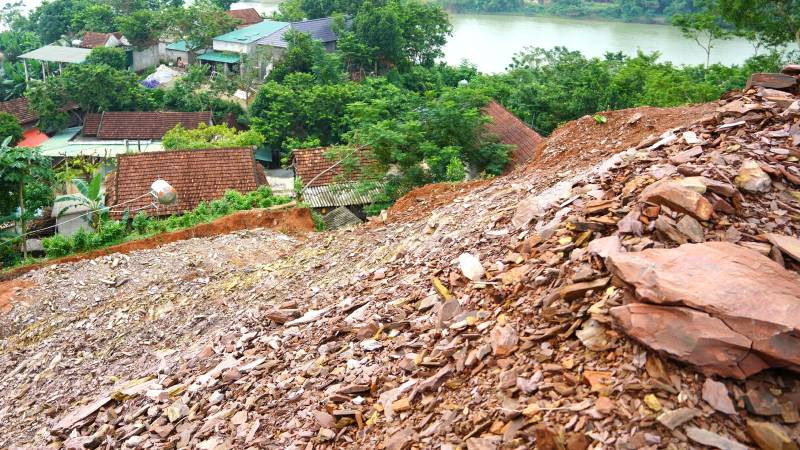 Một góc đồi Hạ Vàng ở thị trấn Phong Nha, huyện Bố Trạch (Quảng Bình).