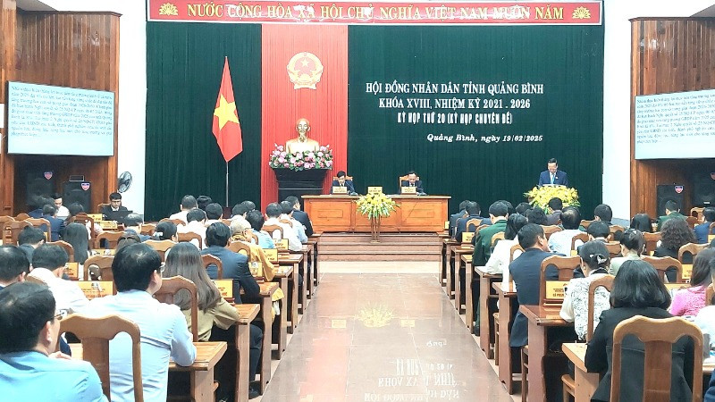 Quang cảnh kỳ họp.