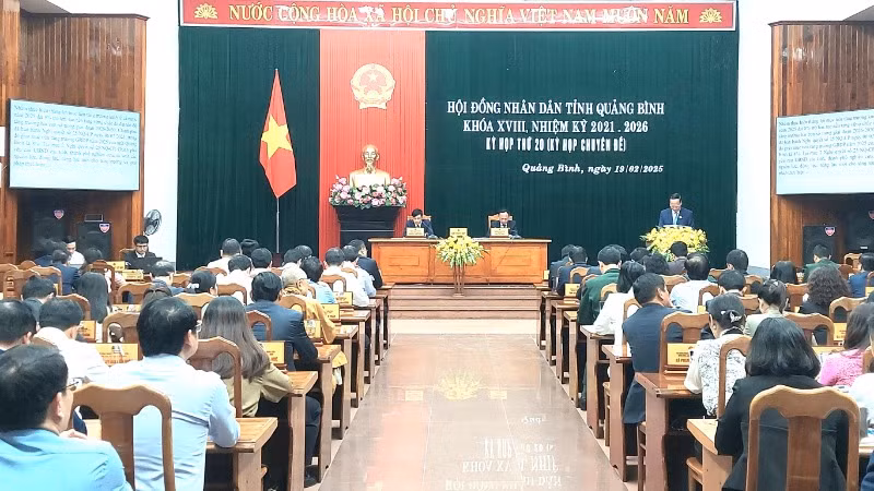 Quang cảnh kỳ họp.