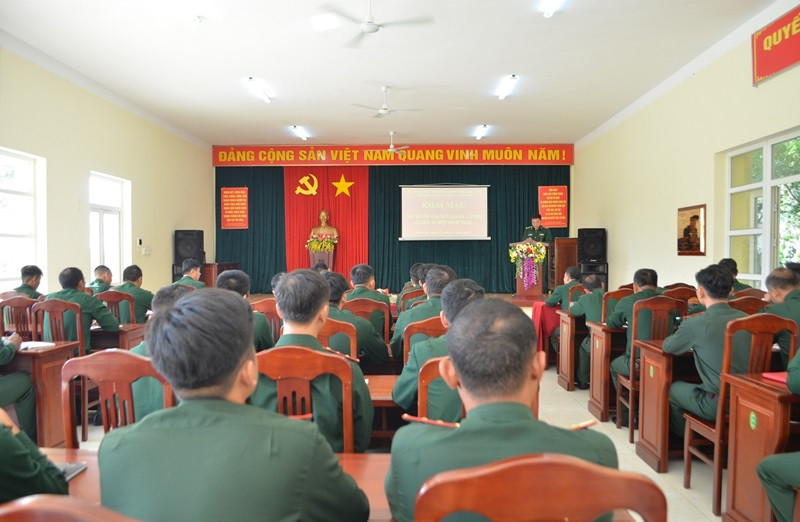 Quang cảnh buổi khai mạc lớp tập huấn.