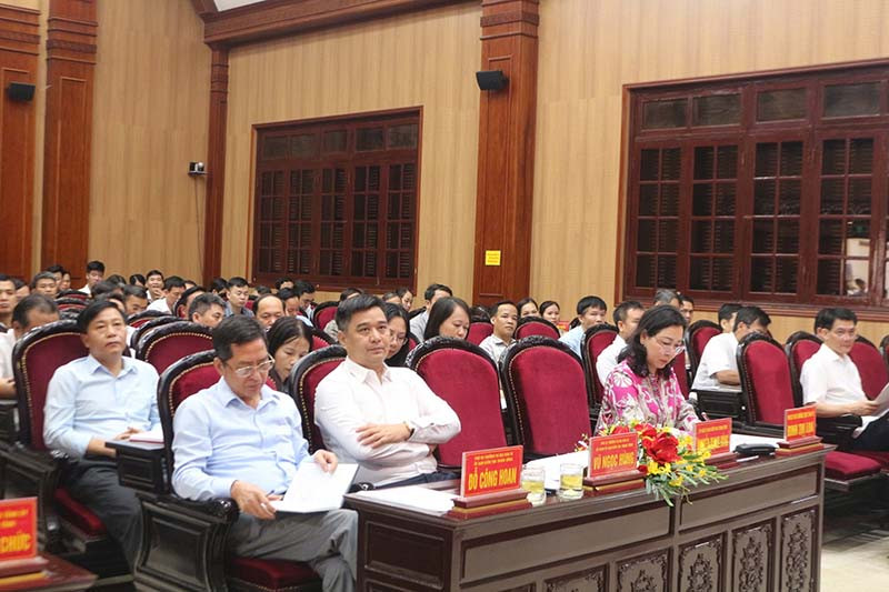 Các đại biểu dự hội nghị tập huấn.